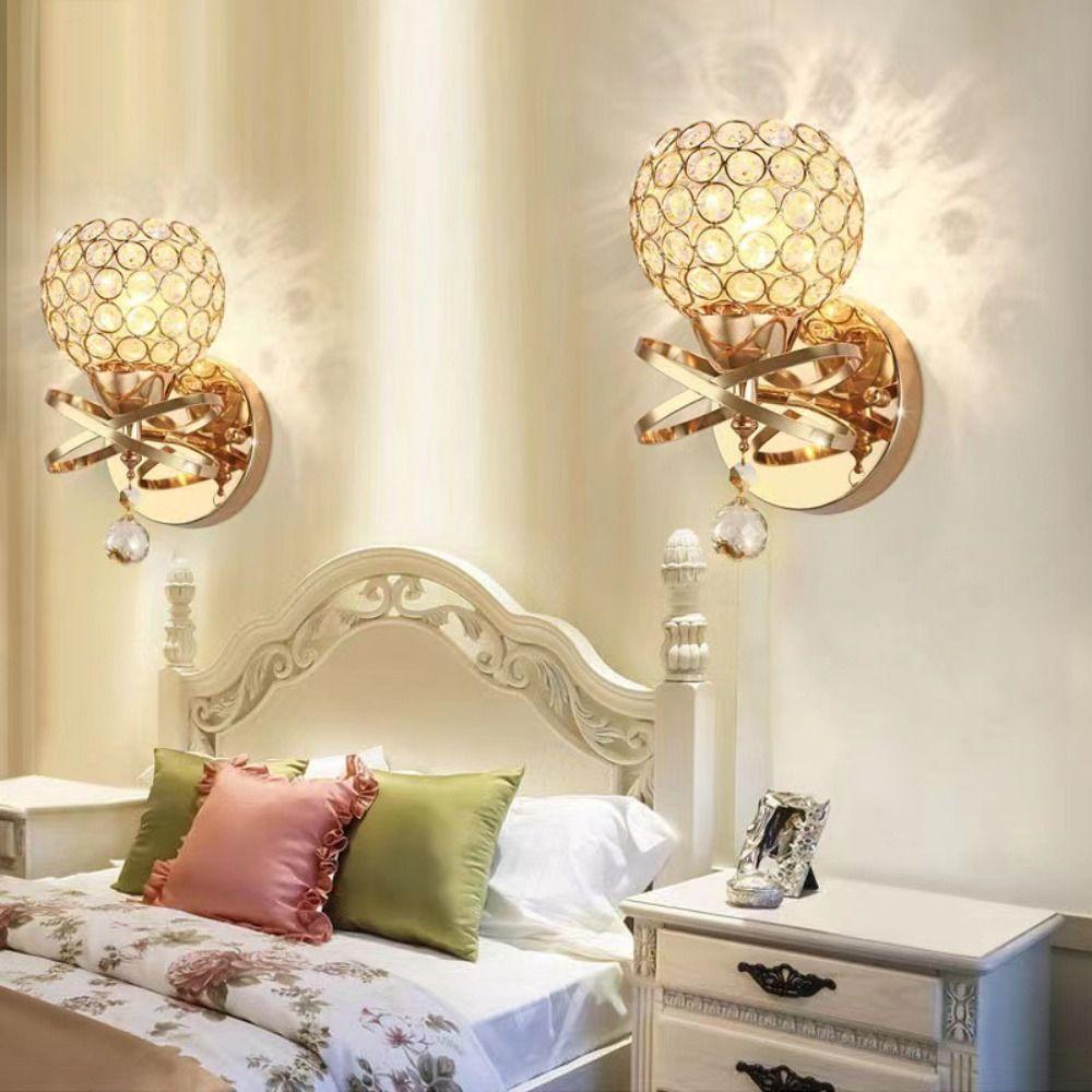 Modern Wall Lamp Luxury Indoor Light Home Accessories Crystal Sconce Lighting Home
