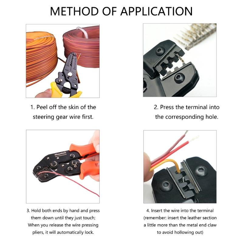 10 Pair Servo Plug Female/Male Extension Connector Receiver Plug Signal Transmission Lock and Pin Set For Futaba JR