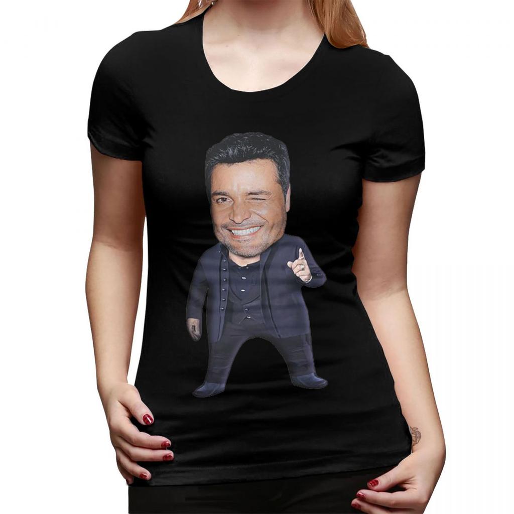 Chayanne Chiquito Meme TShirt for Women Crew Neck Streetwear T Shirts Womens Tees Short Summer Clothes Tops