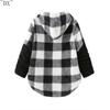 Плюшевая клетчатая свободная теплая толстовка, повседневная модная толстовка с длинными рукавами и карманами с капюшоном, женская одежда