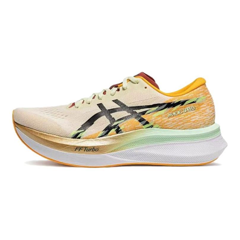 Asics MAGIC SPEED 4 Кроссовки с низким верхом FF BLAST+ Повседневные Марафонские Гоночные Беговые Кроссовки Мужские Оранжевые Кроссовки 1011C102-100