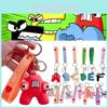 Alphabet Lore Kids Keyring Stickers Toys Pendant Figures Gift