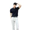 Men's Trendy Summer Japanese Style Polo Shirt - Short-Sleeved, Solid Color, Versatile Knitted Top