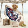 Bayern Munich Soccer Art Personalized Text Beach Towel Super Soft Microfiber Quickdry Fabric