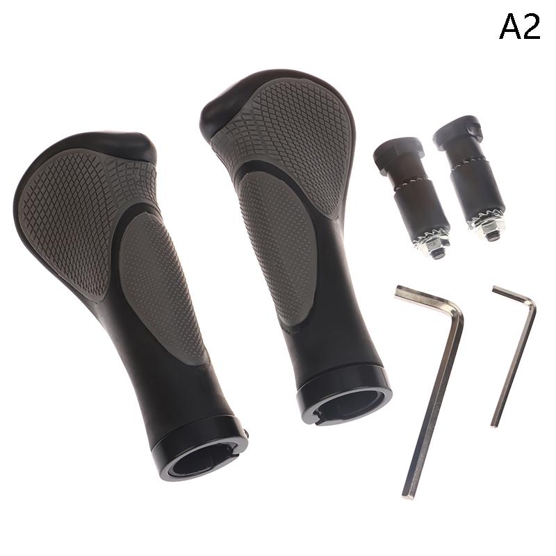 Велосипедная ручка Заглушка на руль из алюминиевого сплава Замок на руль для горной езды Велосипедная противоскользящая резиновая ручка для велосипеда