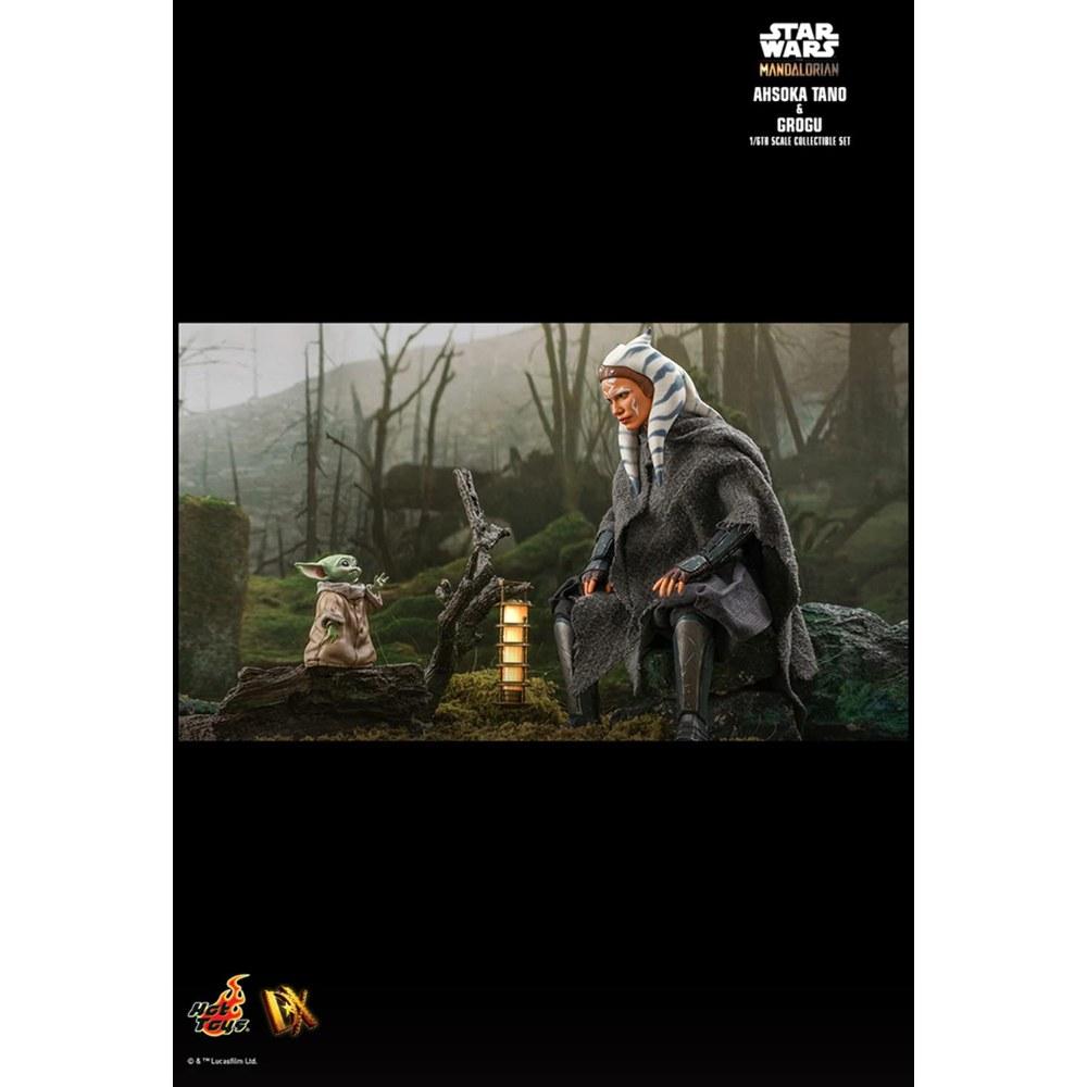Hot Toys Мандалорец TV Masterpiece DX Асока Тано и Грогу Фигурки в масштабе 1/6