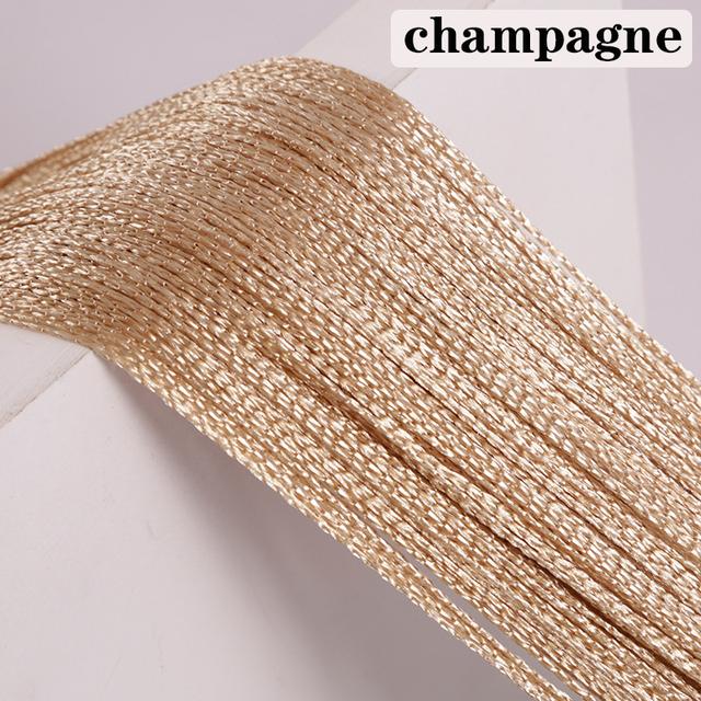 Многоцветные нитяные шторы 1x2 м для двери гостиной, стены, окна, панель с кисточками, шторы для спальни, оконная занавеска, украшение