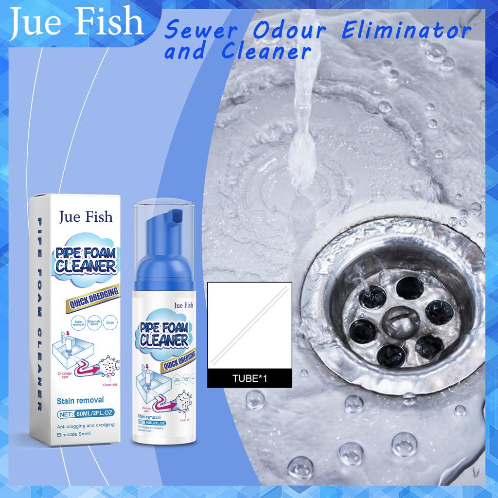 Pipe Foam Cleaner Powerful Drain Unblocker Rapid-Acting Formula Removes Grease And Odours From Kitchen And Bathroom Sinks