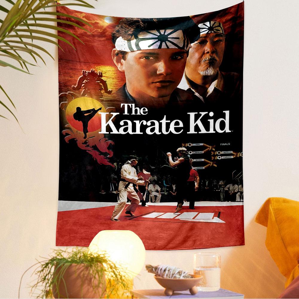 Karate Kid Tapestry Wall Hanging, Classic Martial Arts Movie, Wall Decor for Bedroom Living Room Dorm