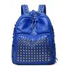 Soft Leather Rivet Fashion Designer Large Capacity Female Backpacks Girls Luxury Female Backpack Travel Bags