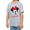 Girls Minnie Mouse Face T-Shirt
