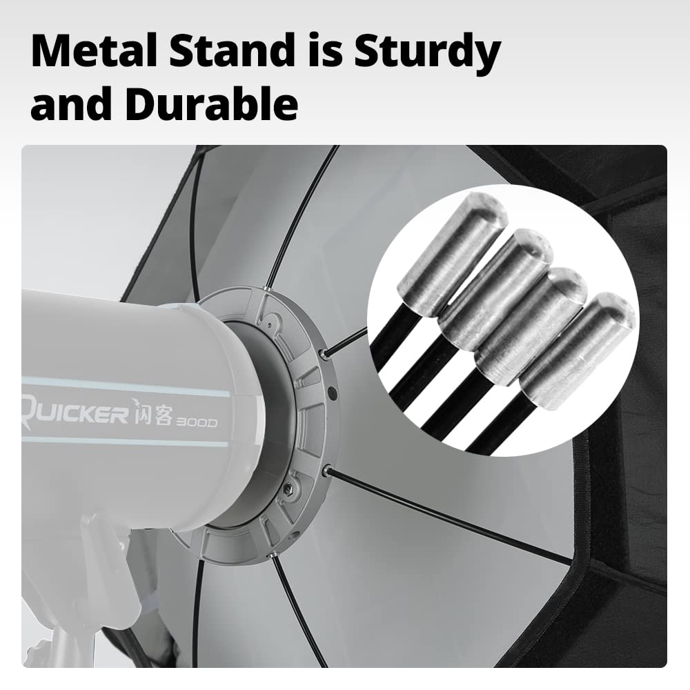 Godox Pro 95 см Octagon Honeycomb Grid Softbox Студийный софтбокс с креплением Bowens для студийной вспышки Strobe Light Grid Softbox 37" (Октагон 95см) [Элемент]