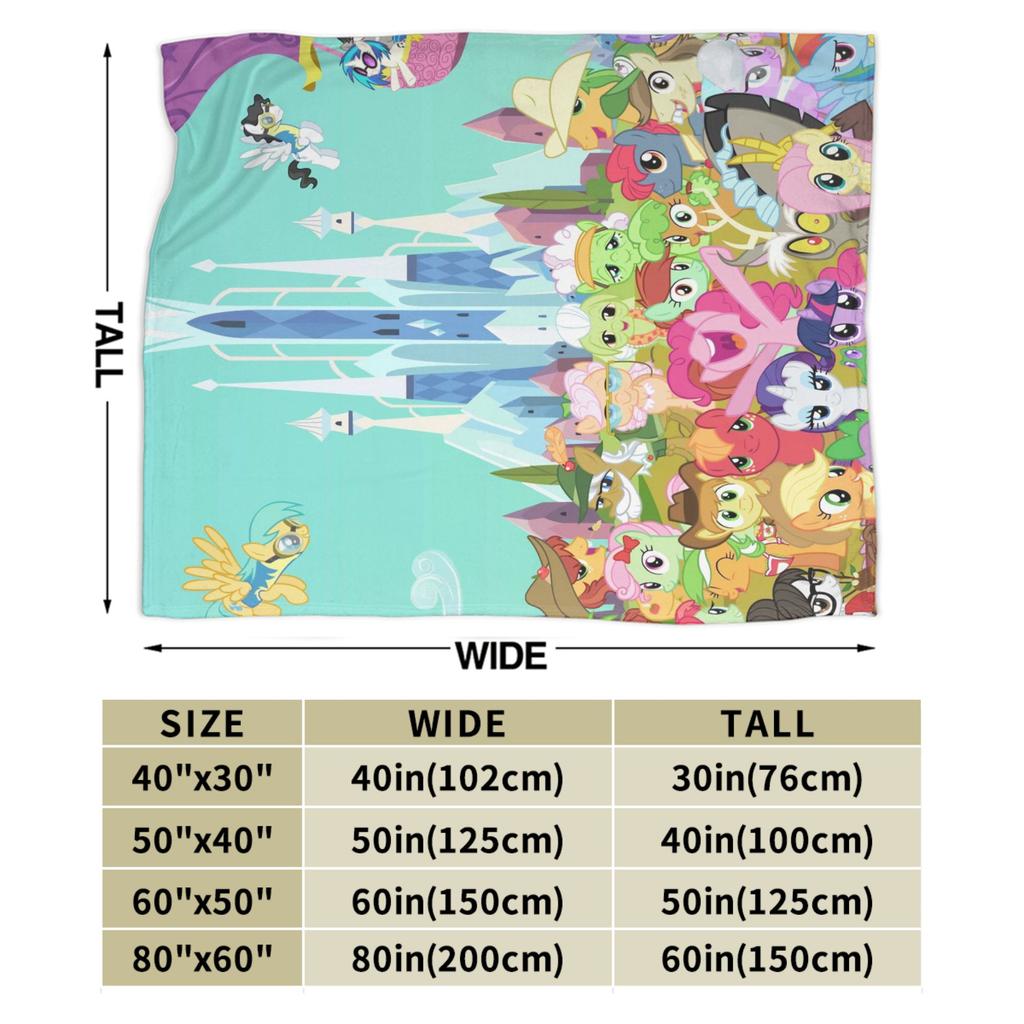 My Little Pony Дружба — это магия Мягкое Теплое Одеяло Детское Взрослое Плюшевое Одеяло с Рисунком Домашний Декор Фланелевый Чехол для Дивана Кровати