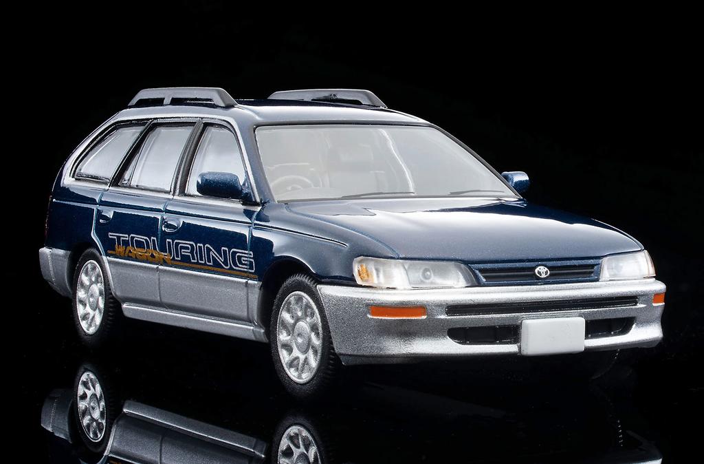 Tomica Limited Vintage Neo 164 LV-N287a Toyota Corolla Wagon L Touring Option Equipped BlueSilver 1996 Complete Product