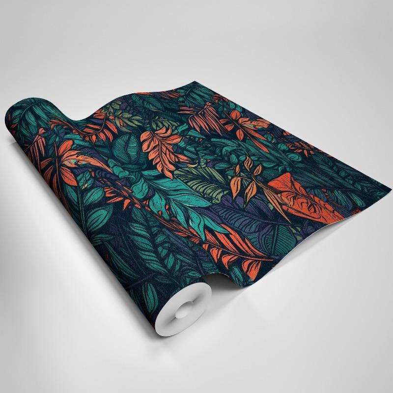 Самоклеящиеся текстурированные обои для украшения стен в гостиной и спальне, водонепроницаемые и износостойкие настенные наклейки для растений