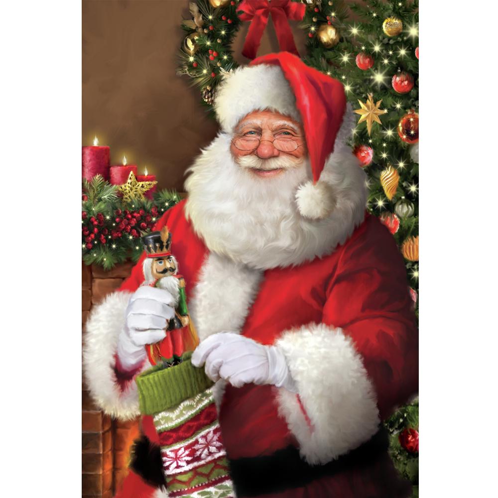 DIY Алмазная картина "Санта-Клаус" Полный круг Город Рождественский Алмаз Полный набор Вышивка 5D Вышивка крестиком Украшение дома