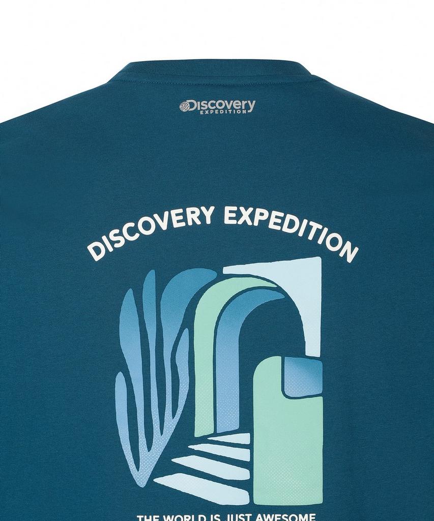 DISCOVERY EXPEDITION Uni Freshvent Arch Graphic Short Sleeve T-Shirt (D/Turquoise)