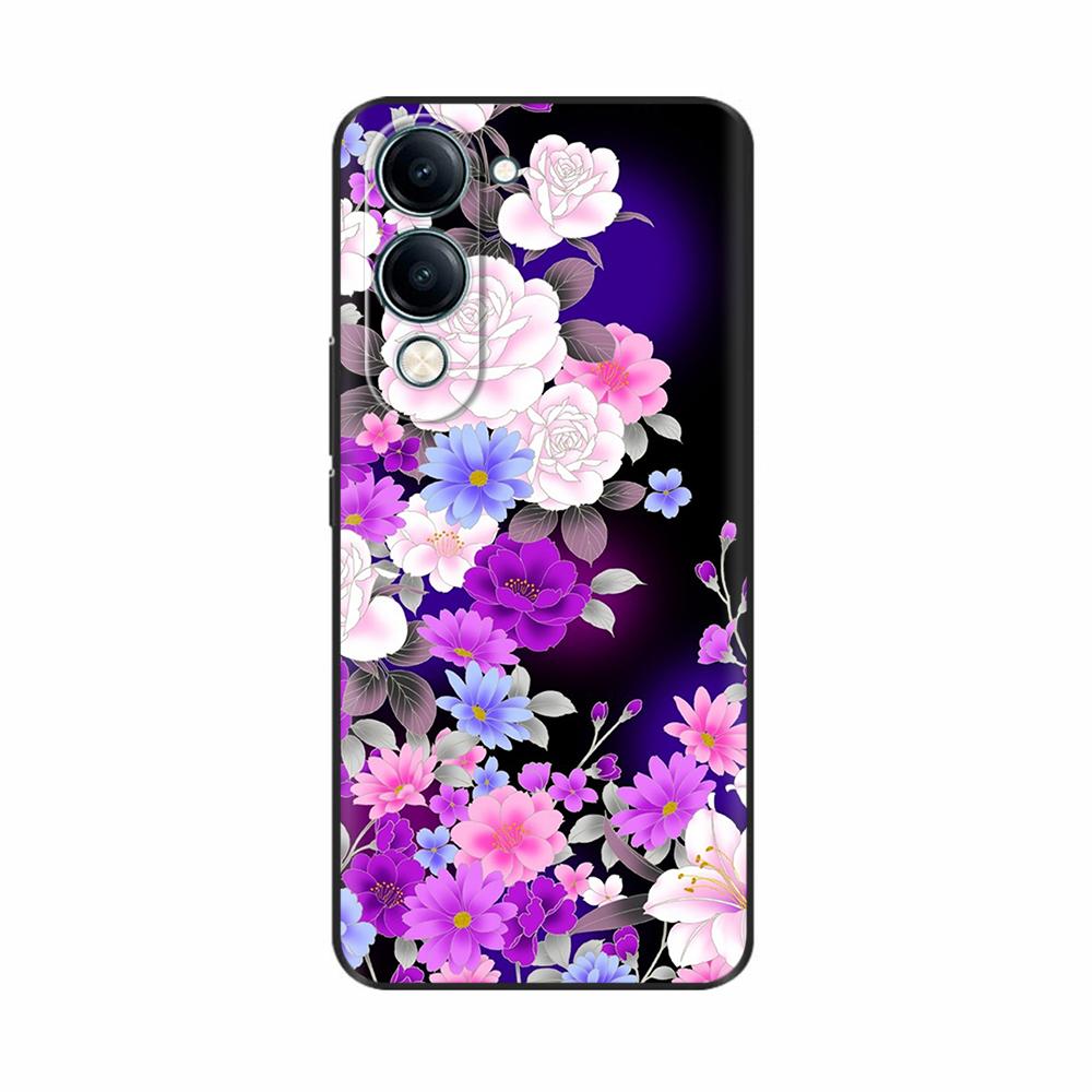 Чехол для Vivo Y19 1915 Мягкий ТПУ Роскошный Милый Силиконовый Чехол Бампер Задняя Крышка Телефона Coque Для Vivo Y19s 2025 Чехлы V2419 Fundas