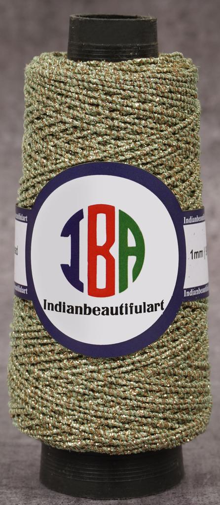 IBA Indianbeautifulart Блестящий хлопковый шнур 1 мм, нить для рукоделия, сделай сам, бисер, нить для рукоделия, нить для браслета, ожерелья, изготовления ювелирных изделий