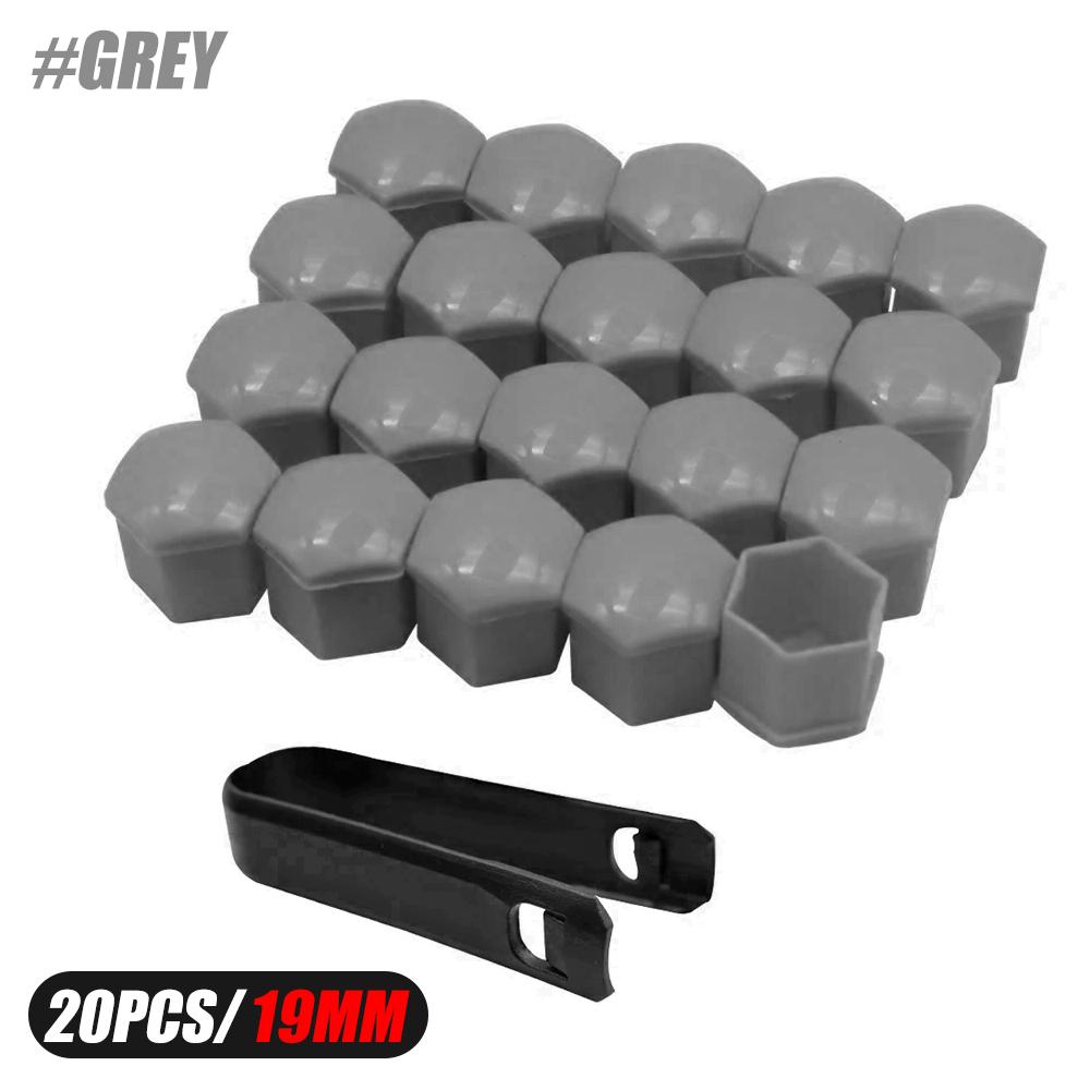 20Pcs/Set 17mm Car Wheel Nut Caps Protection Covers Caps Anti-Rust Auto Hub Screw Cover Car Tyre Nut Bolt Exterior Decoration