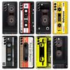 Чехол для телефона Audio с винтажной магнитофонной кассетой Mixtape для Samsung Galaxy S23 S20 FE S22 S21 Ultra S10 S10E Прозрачный корпус