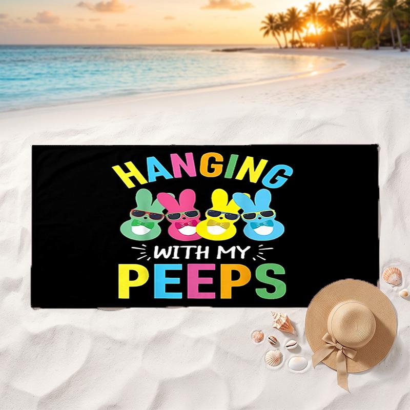 Peeps Soft and comfortable beach towel perfect for vacations and poolside use an ideal gift for summer holidays