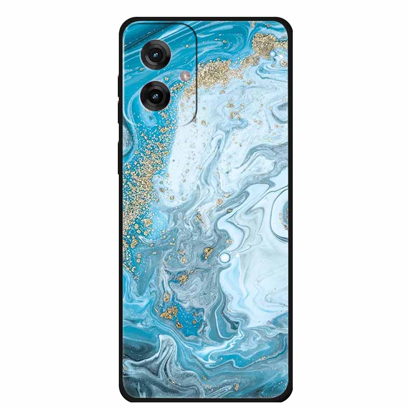 Для Motorola Moto G55 5G Чехол Роскошный ТПУ Мягкий Силикон Задняя Крышка Чехлы для Телефона для MotoG55 Защитный Ударопрочный Цветные Fundas