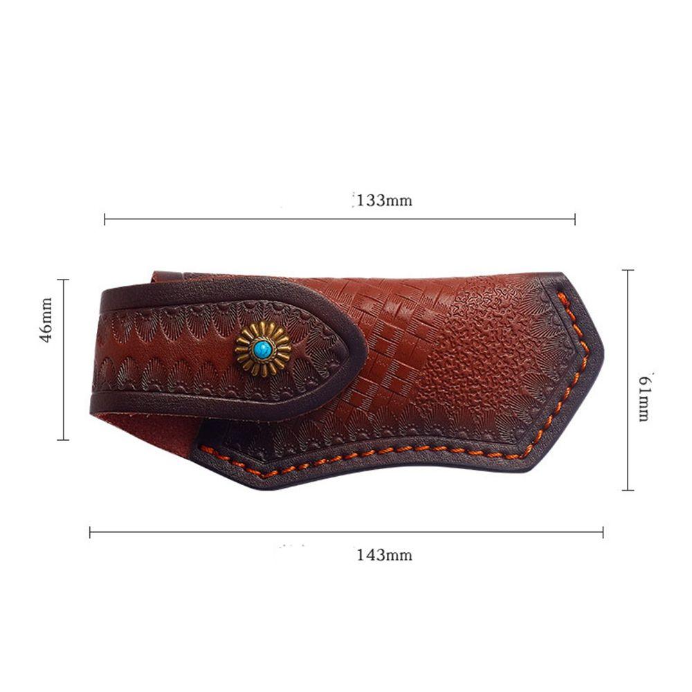 Кобура кожаный держатель для фонарика чехол складной нож инструмент походный чехол для переноски на ремне