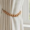 2Pcs Minimalist Bead Curtain Buckles Farmhouse Style Curtain Tie Rope  Drapes Binding