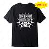 American Style Dark Uptempo Hardcore Records Printed Tshirt With Cool Rock Style Pure Cotton Round Neck Top