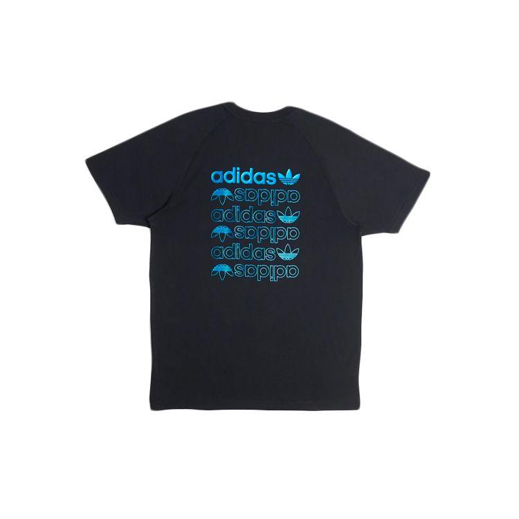 adidas Футболка с коротким рукавом Originals Trefoil Zeno, мужская, черная FS7329