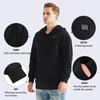 Men Woman USB Self Heating Hoodies Vintage Gothic Heated Tactical Jacket Long Sleeve Streetwear Loose Coats Harajuku Sweatshirt