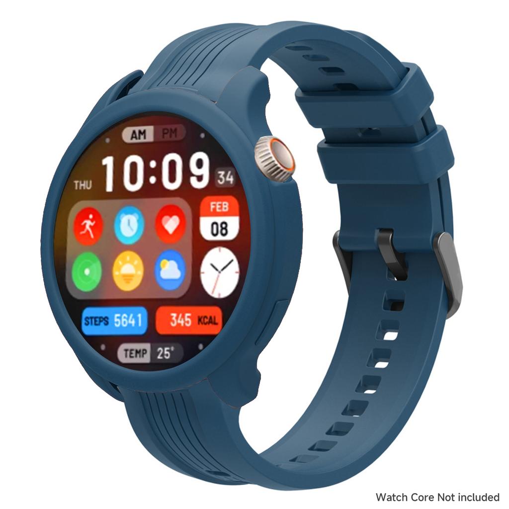 Силиконовый Ремешок+Чехол Для Amazfit Balance Регулируемый Спортивный Браслет Умные Часы Защита От Падений Царапин Браслет Набор Чехлов Для Часов Аксессуары