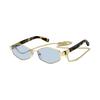 Marc Jacobs Необычные металлические солнцезащитные очки синие MARC496S013KUGOLD