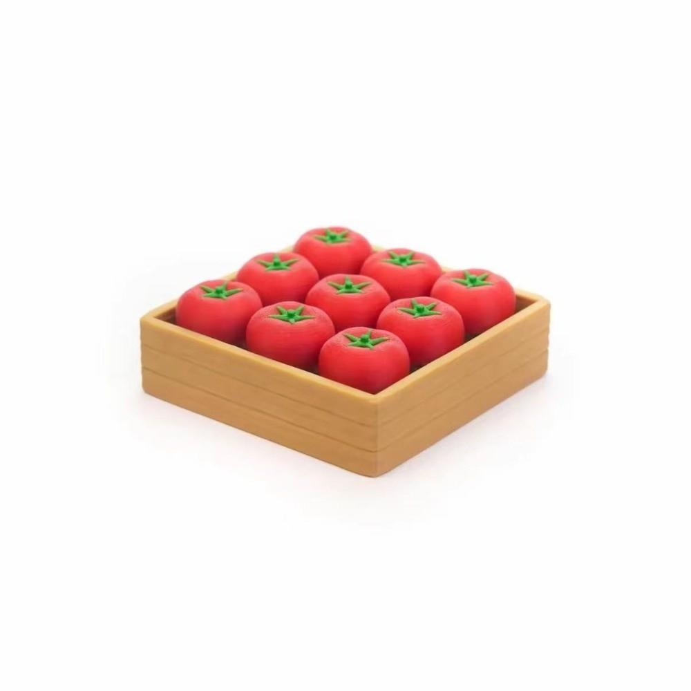 Fruit Biscuit Fidget Keyboard Keychain Simulation Stress Relief Toy Fidget Keychain For Adult