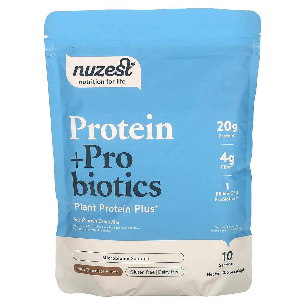 Protein + Probiotic, Rich Chocolate, 300G(10.6Oz)