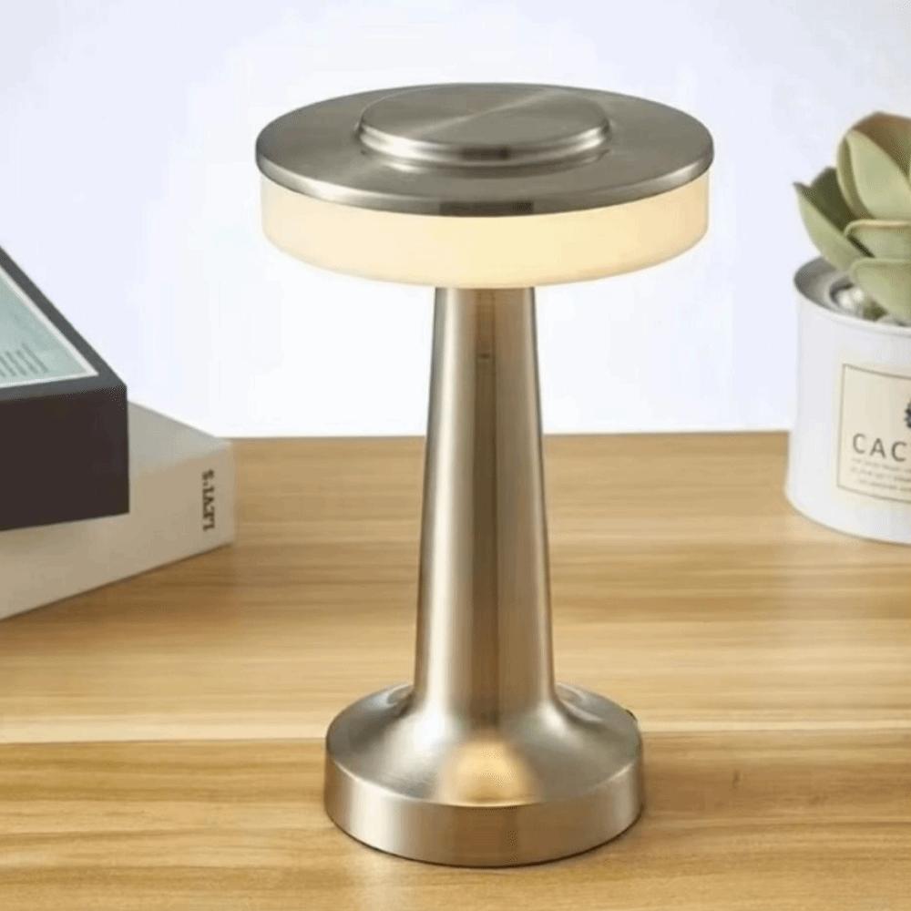 Retro Rechargeable Desk Lamp Cordless Wireless Reading Lamp LED Table Lamp Hotel Decor