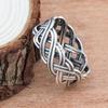 Weiya Wish Antique Style Multi-line Knot Ring - European & American Fashion Jewelry for Celebrations