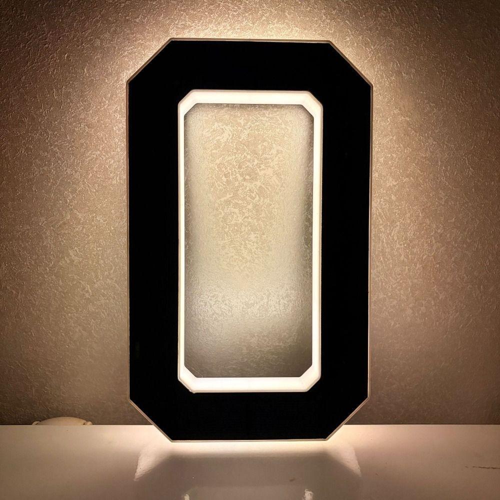 No Wiring Solar Lighted House Numbers Light 6.7IN Solar Digital Doorplate Outdoor