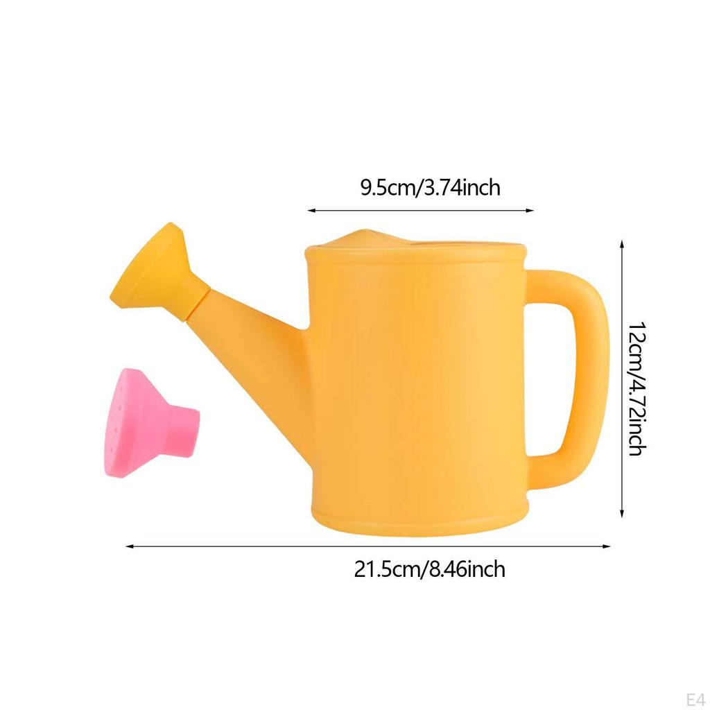 Маленькая лейка 23,7 унции с разбрызгивающей головкой, удобная ручка, чайник для полива, садоводство, развлечения