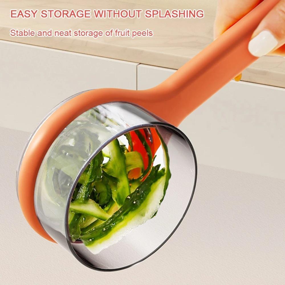 Storage Box Multifunctional Peeler Portable Veggie Potatoes Peelers  Kitchen Utility Tools