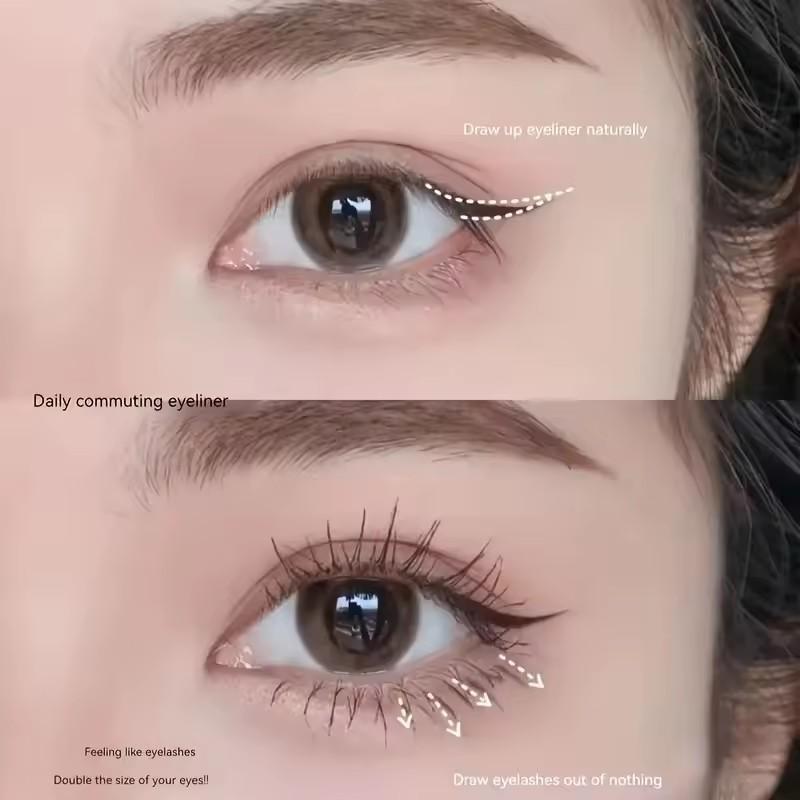 Натуральный трехмерный спящий шелкопряд карандаш для контурирования Жидкая подводка для глаз Ежедневный макияж глаз Мгновенно высыхающий водостойкий стойкий макияж Женская мода