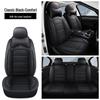All-Season Nappa Leather Car Seat Cover - Universal Full Coverage Europese/Amerikaanse Design