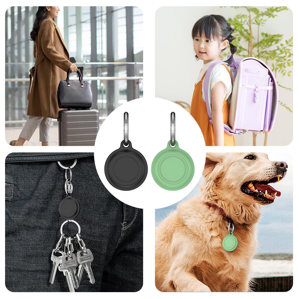 Чехол для смарт-трекера Motorola Moto Tag Мягкий силиконовый защитный чехол Водонепроницаемый защитный чехол для ошейника собаки, багажа, ключей