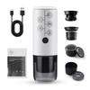 4-in-1 Portable Espresso Coffee Maker Work with NES/DG Capsule and Ground Coffee Cordless 17Bar