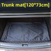 Universal Black Car Seat Cover Repair Waterproof Antifouling Dust Proof Cargo Boot Mat with Steering Wheel Protective Cover