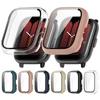 Stylish PC+Glass Cover Full Coverage Protective Cover Protector for Active Smartwatch Guards Against Dust & Scratches