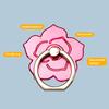 Phone Ring Strong Adsorption Well-Polished 180-Degree Flip Self-Adhesive 360-Degree Rotation Flower Phone Mount Phone Case Finger