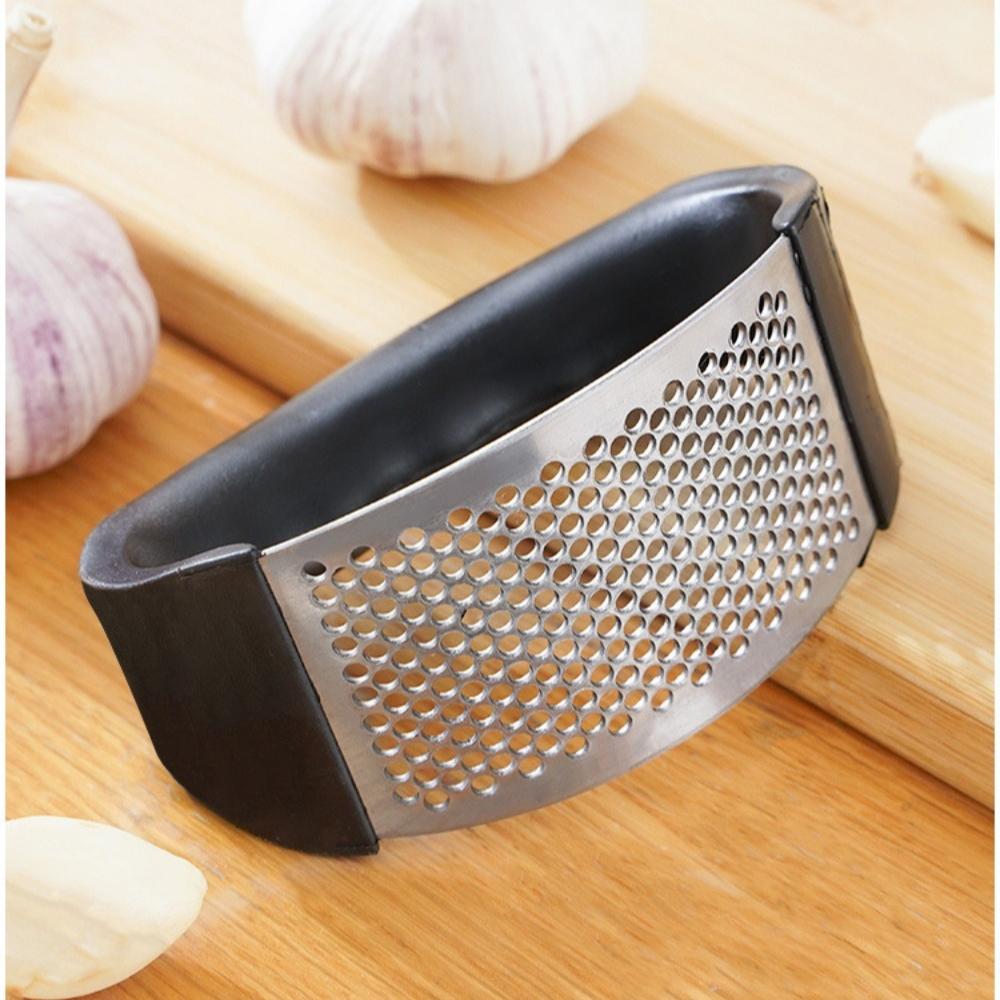 Stainless Steel Garlic Press Crusher Manual Garlic Mincer Chopping Garlic Tool Fruit Vegetable Tools Kitchen Accessories Gadget