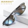 aoron Men's Fashion Photochromic Polarized Sunglasses Classic Design Anti Glare UV400 Driving Fishing Sport Glasses